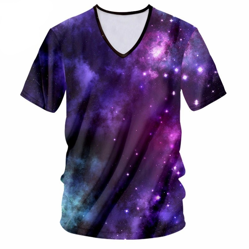 Space Patterned T-Shirt for Men